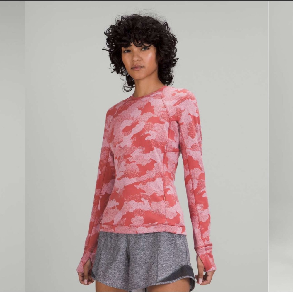 Lululemon Its Rulu Run Long Sleeve Running Shirt Women Size 8